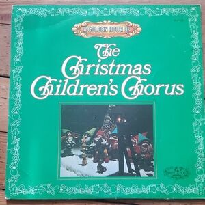 1978 'Christmas Children's Chorus' Vinyl Record LP Holiday Display